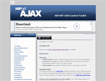 Tablet Screenshot of ajaxcontroltoolkit.com